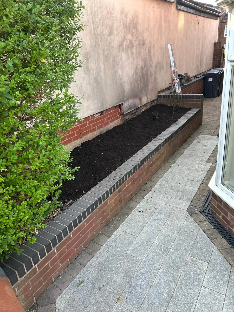 Raised Bed Makeover after